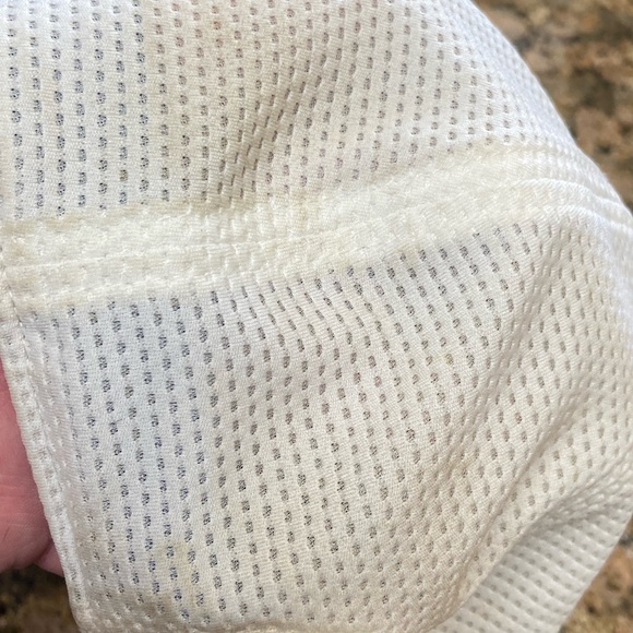 MERRELL Orange & White Trucker Style Strap Back Hiking Baseball Hat MINTY - Picture 3 of 7